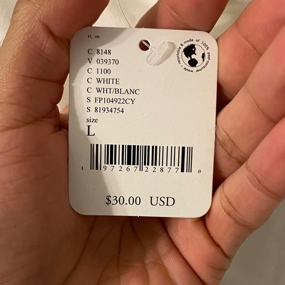 Free People free people intimately White Crop Top - Picture 2 of 5